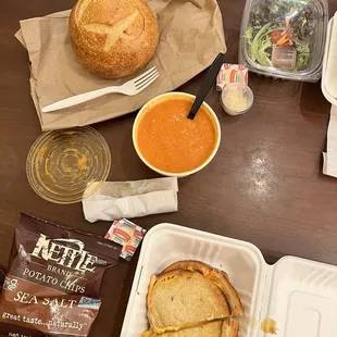 Grilled Cheese &amp; Rustic Tomato