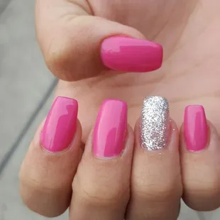 Coffin shape with gel