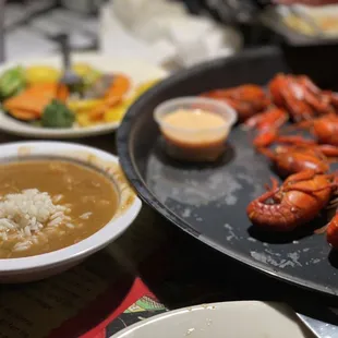 Delicious crawfish & gumbo