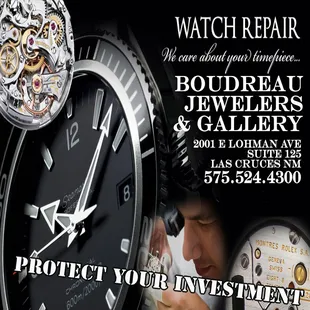 "I can strongly recommend the repair quality and service of Boudreau Jewelers and Gallery" David L. Deming, NM https://goo.gl/P3uTLK