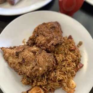 Fried Chicken and Jambalaya