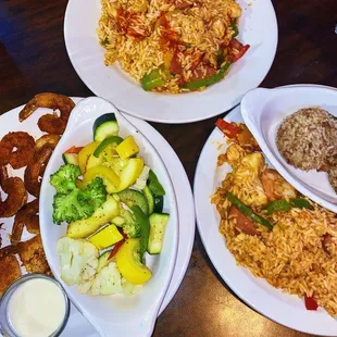 Super Jambalaya and Shrimp Creole