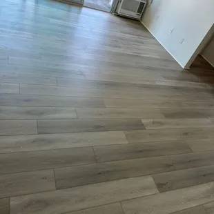 Vinyl planks. Living room.