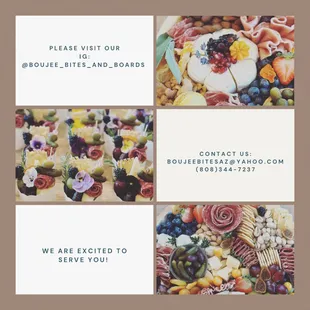 Follow us on Instagram to see our menu and to place an order!