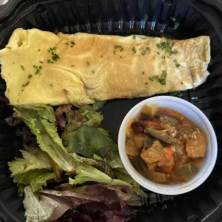 Seasonal Wild Mushroom Omelet