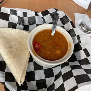 Green chili soup