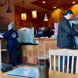 Waitress, cook