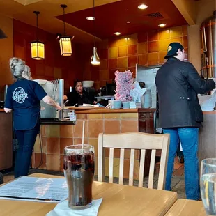 Waitress, cook