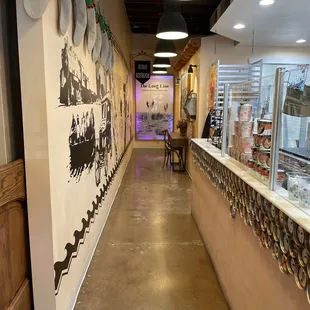 the interior of a store