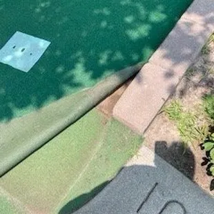 Loose greens over previous