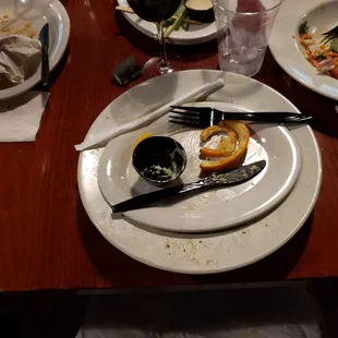 a plate of food on a table