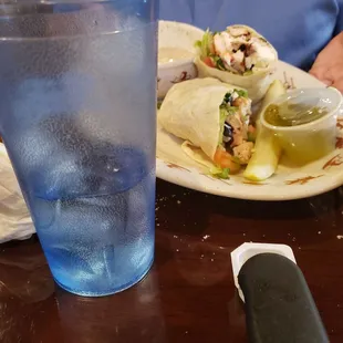 Mediterranean Chicken Wrap