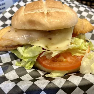 Fish Sandwich (Their famous beer battered Cod)