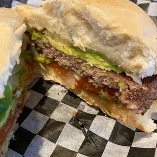 Burger with Avocado