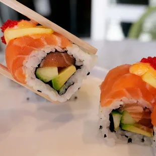 sashimi, sushi and sashimi, food, sushi