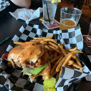 Brown Sugar Cheddar Burger