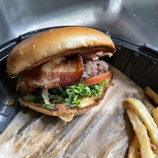 Brown Sugar &amp; Smoked Cheddar Burger