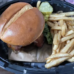 Brown Sugar &amp; Smoked Cheddar Burger