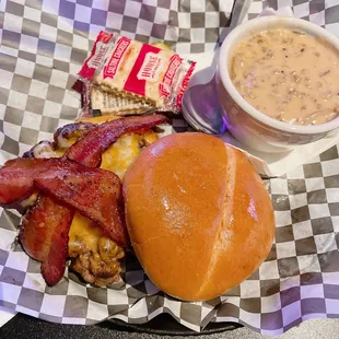 Jalapeno Bacon Cheddar Burger