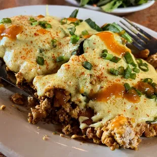 Renedict (tofu scramble)