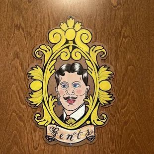 a portrait of a man in a frame