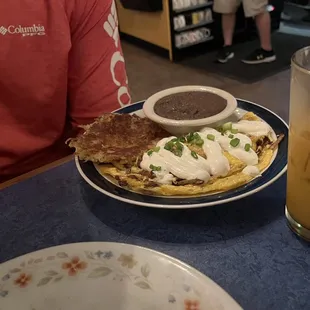 Vegan Potato and Leek Omelette