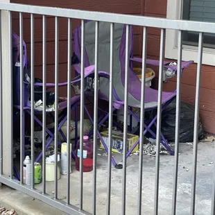 Leasing mangers porch.