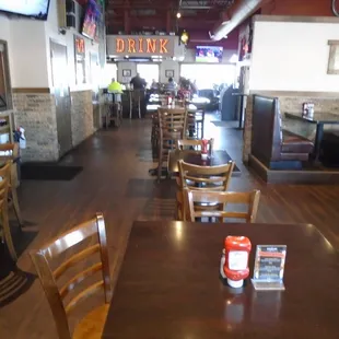 The other dining area, on the left when you enter the front door.