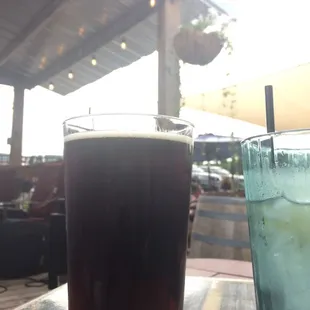 Porter tap on the patio