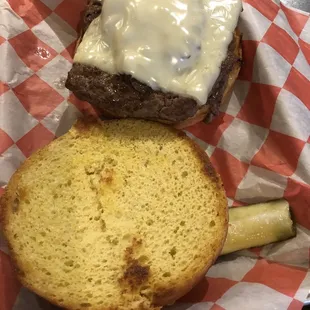 Mushroom Swiss burger