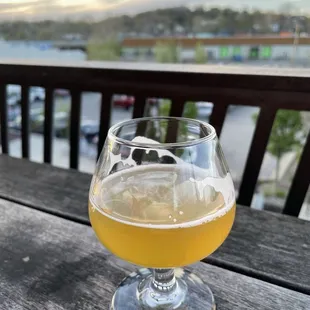 My beer on the balcony