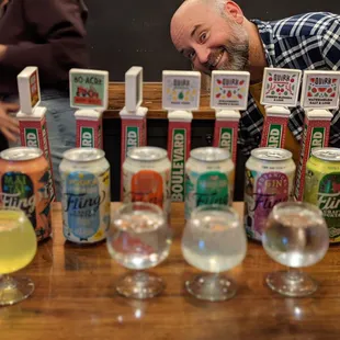 I was happy to find that they have their fling drinks on tap. My friends had already introduced me to these and I really like them.