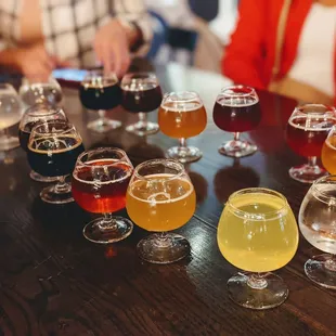 We all chose our first two to sample.