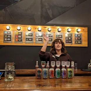 Our third stop where we got to choose four different drinks included with the tour, not including the ones we have during the tour