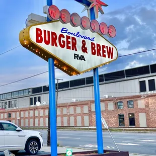 Las Vegas style Welcome sign