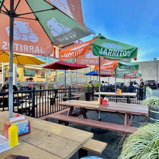 Front entrance from picnic table view.