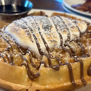S'mores waffle