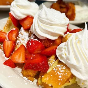 Strawberry french toast!