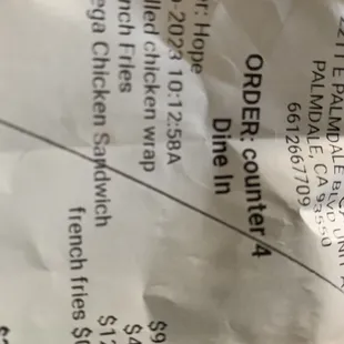 The chicken sandwich was suppose to be a melt. Look at the picture that's not a melt