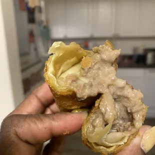 Steak egg rolls