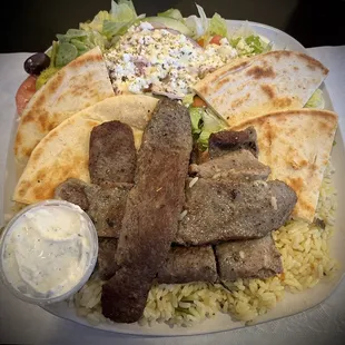 Gyro Gyro Lunch Platter