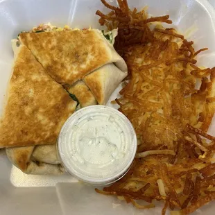 Greek Style Burrito