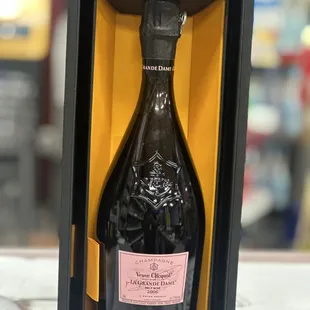 a bottle of champagne