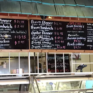 Latest menu. 4/19/17