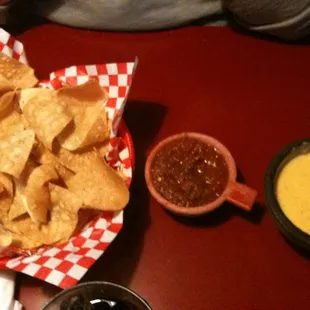 Chips and queso