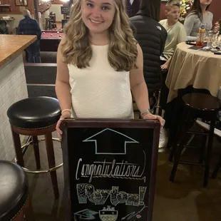 Graduation Party in the back room at the Boulevard!   Great venue.  Great food. Great service.