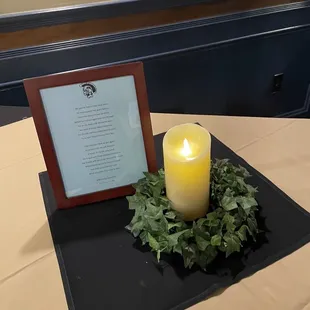 Memorial table