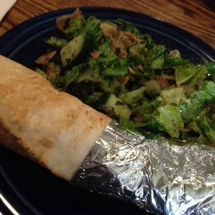 Order fattoush &amp; falafel- trust me!