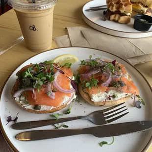 Traditional Lox Bagel... delicious