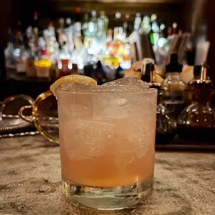 Sloe Love - Gravier Gin, Atxa Pacharán, Lemon, Love Potion No. 9 Bitters